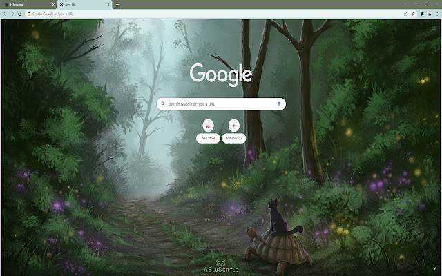 Misty Forest Trail HD Theme  from Chrome web store to be run with OffiDocs Chromium online