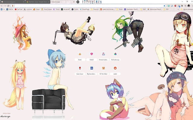 Mixed Anime Girls  from Chrome web store to be run with OffiDocs Chromium online