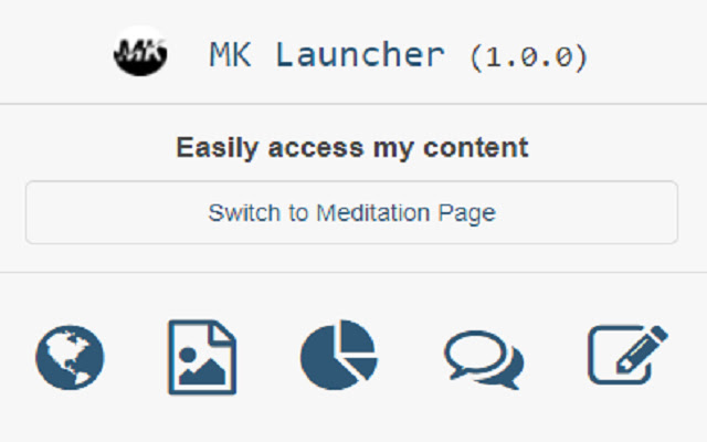 MK Launcher  from Chrome web store to be run with OffiDocs Chromium online