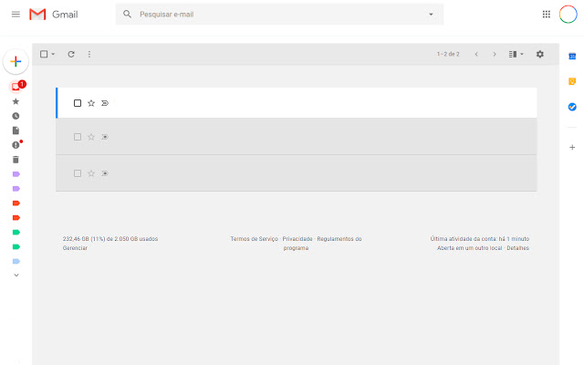 Modify Gmail CSS  from Chrome web store to be run with OffiDocs Chromium online