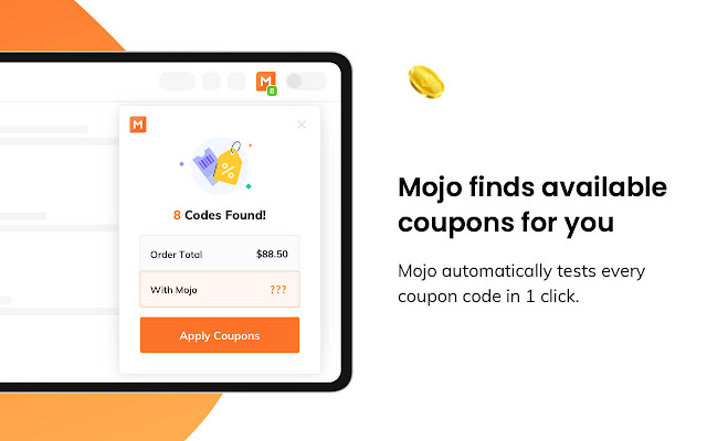 Mojo Automatic Coupons at Checkout  from Chrome web store to be run with OffiDocs Chromium online