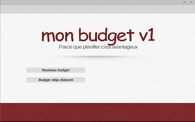 Mon budget  from Chrome web store to be run with OffiDocs Chromium online