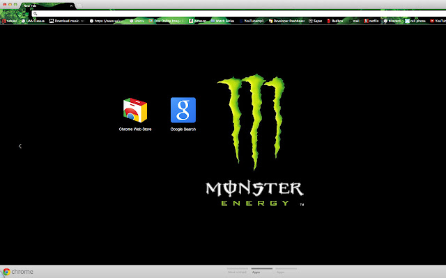 monster energy theme  from Chrome web store to be run with OffiDocs Chromium online