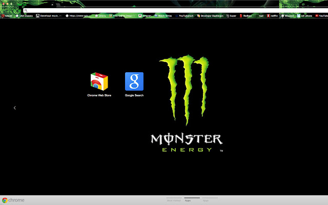 Monster Energy Theme 2  from Chrome web store to be run with OffiDocs Chromium online