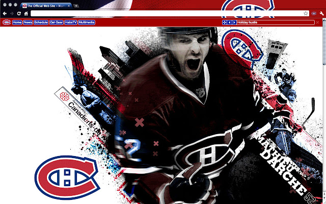 Montreal Canadiens Theme  from Chrome web store to be run with OffiDocs Chromium online