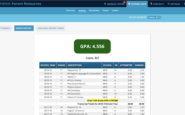 Montville Cumulative GPA Calculator  from Chrome web store to be run with OffiDocs Chromium online