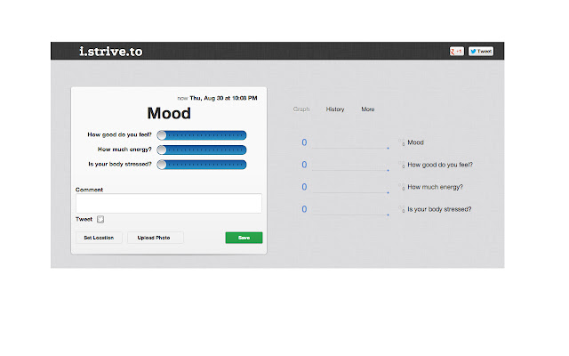 Mood Tracker  from Chrome web store to be run with OffiDocs Chromium online