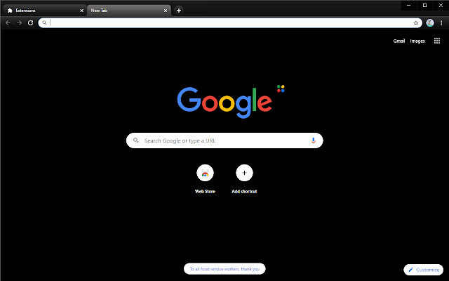 Morpheon Dark Address Bar Fork  from Chrome web store to be run with OffiDocs Chromium online