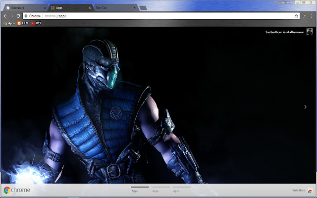 Mortal Kombat Sub Zero Super Villan  from Chrome web store to be run with OffiDocs Chromium online