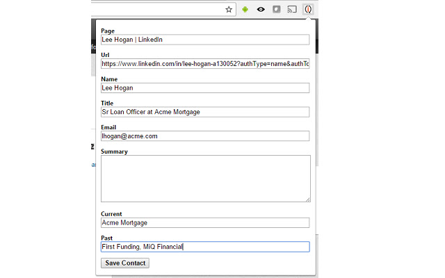 Mortgage iQ Contact Scraper  from Chrome web store to be run with OffiDocs Chromium online