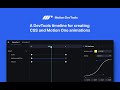 Motion DevTools  from Chrome web store to be run with OffiDocs Chromium online