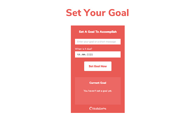 Motivate Reach Your Goals  from Chrome web store to be run with OffiDocs Chromium online