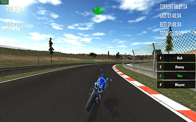 Motorbike Racing  from Chrome web store to be run with OffiDocs Chromium online