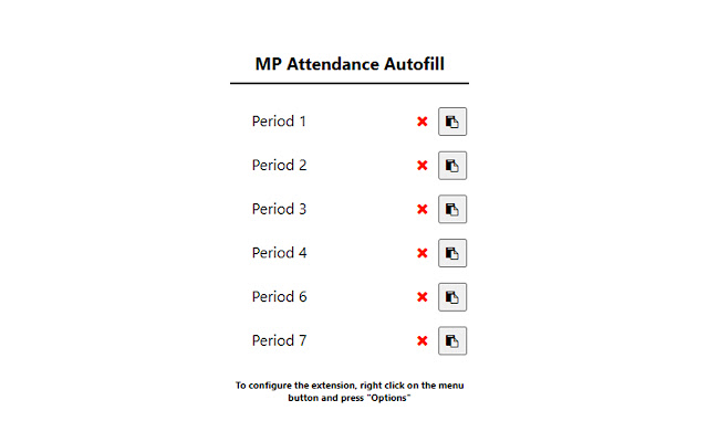 Mountain Pointe Attendance Autofill  from Chrome web store to be run with OffiDocs Chromium online