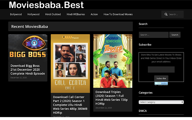 MoviesBaba  from Chrome web store to be run with OffiDocs Chromium online