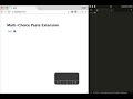 Multi Choice Paste  from Chrome web store to be run with OffiDocs Chromium online