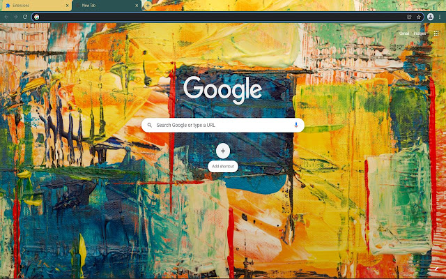 Multicolored Abstract Painting  from Chrome web store to be run with OffiDocs Chromium online