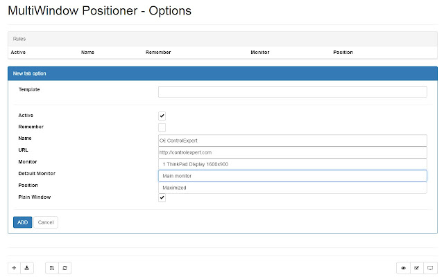 MultiWindow Positioner  from Chrome web store to be run with OffiDocs Chromium online