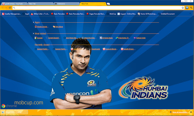 Mumbai Indians (mi) IPL  from Chrome web store to be run with OffiDocs Chromium online