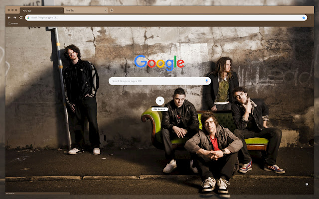 Musicians at the wall  from Chrome web store to be run with OffiDocs Chromium online