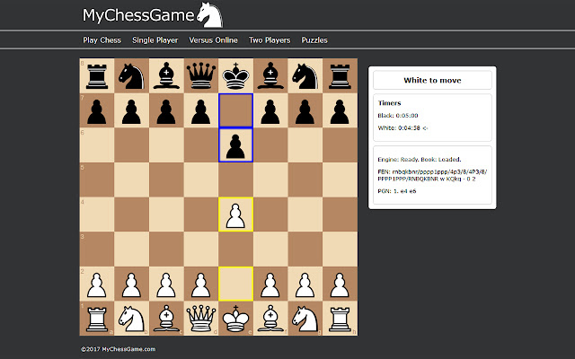 My Chess Game  from Chrome web store to be run with OffiDocs Chromium online