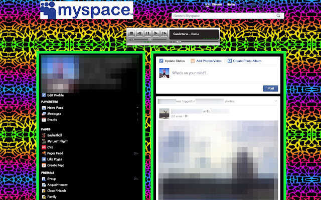 Myspace ify  from Chrome web store to be run with OffiDocs Chromium online