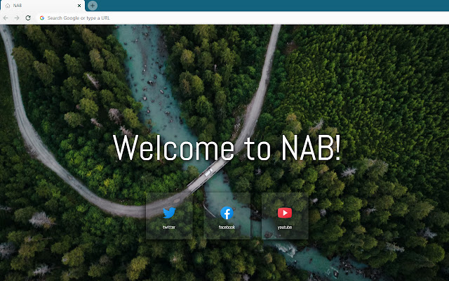 Nab New Tab , Make your ideal landing page!  from Chrome web store to be run with OffiDocs Chromium online