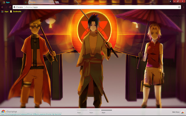 Naruto Haruno Sasuke Uchiha  from Chrome web store to be run with OffiDocs Chromium online