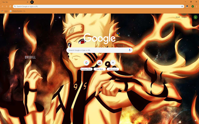 Naruto Live Theme  from Chrome web store to be run with OffiDocs Chromium online