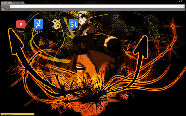 Naruto orange Abstract theme 1366x768  from Chrome web store to be run with OffiDocs Chromium online