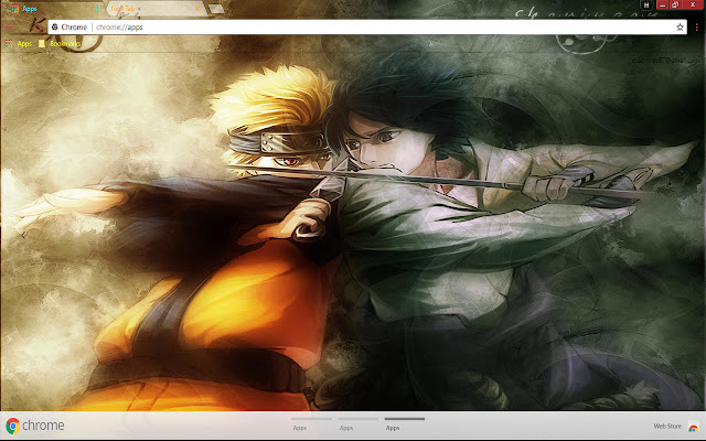 Naruto Uzumaki Sasuke Uchiha  from Chrome web store to be run with OffiDocs Chromium online