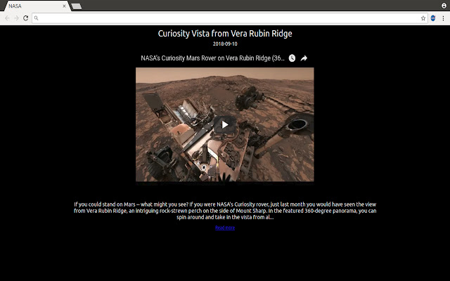 NASA Picture of the Day  from Chrome web store to be run with OffiDocs Chromium online