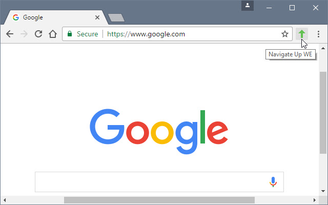 Navigate Up WE  from Chrome web store to be run with OffiDocs Chromium online