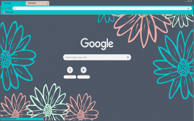 Navy Flowers  from Chrome web store to be run with OffiDocs Chromium online