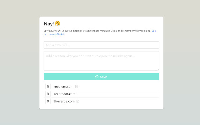 Nay!  from Chrome web store to be run with OffiDocs Chromium online