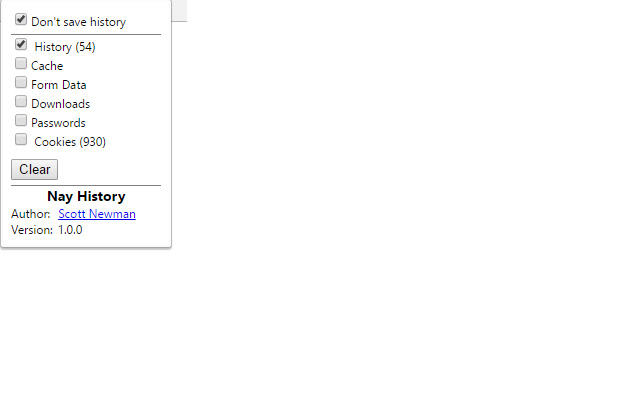 Nay History  from Chrome web store to be run with OffiDocs Chromium online