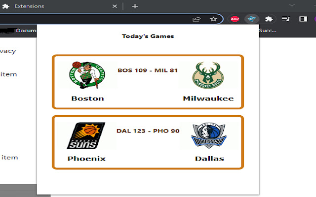 NBA Shark  from Chrome web store to be run with OffiDocs Chromium online