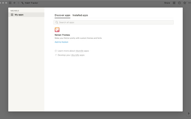 nbundle App Store for Notion  from Chrome web store to be run with OffiDocs Chromium online