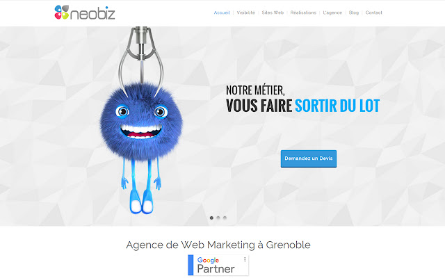 Neobiz Agence Webmarketing Google Partner  from Chrome web store to be run with OffiDocs Chromium online