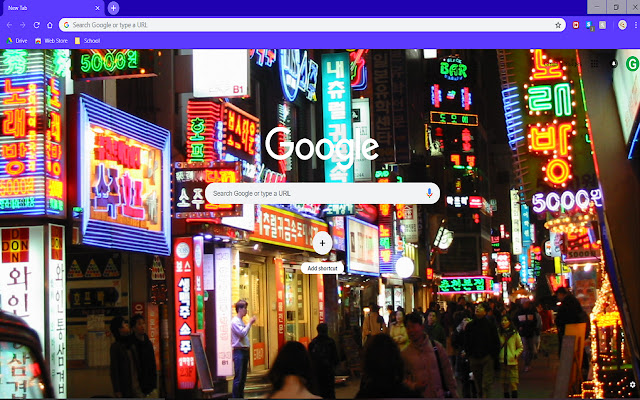 Neon Seoul  from Chrome web store to be run with OffiDocs Chromium online