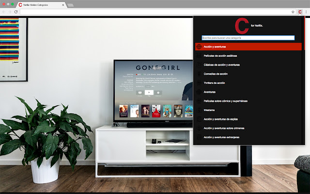 Netflix Hidden Categories  from Chrome web store to be run with OffiDocs Chromium online