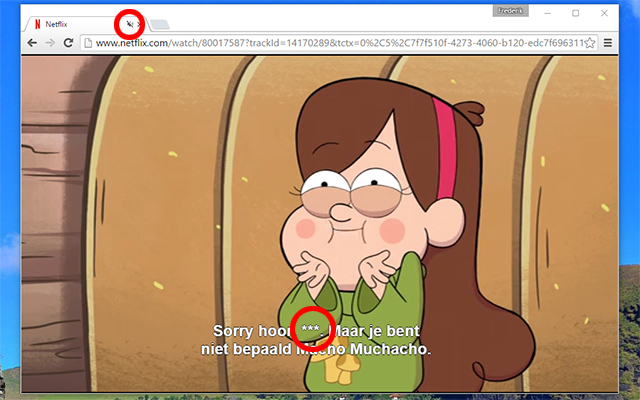 Netflix profanity filter  from Chrome web store to be run with OffiDocs Chromium online