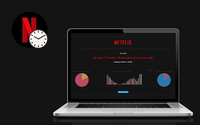 Netflix Watchtime  from Chrome web store to be run with OffiDocs Chromium online