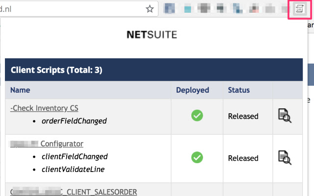 NetSuite Scripted Records  from Chrome web store to be run with OffiDocs Chromium online