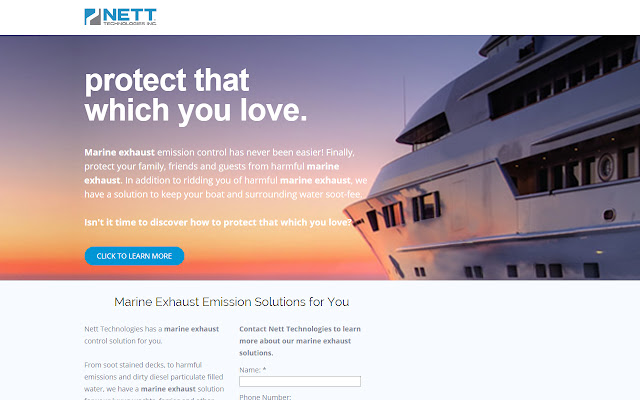 Nett Technologies Marine Exhaust Plugin  from Chrome web store to be run with OffiDocs Chromium online
