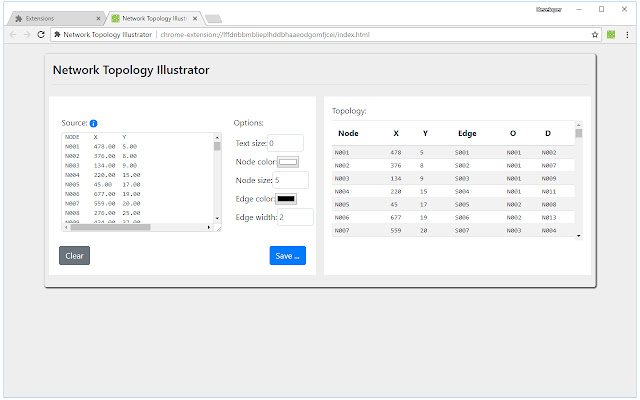 Network Topology Illustrator  from Chrome web store to be run with OffiDocs Chromium online