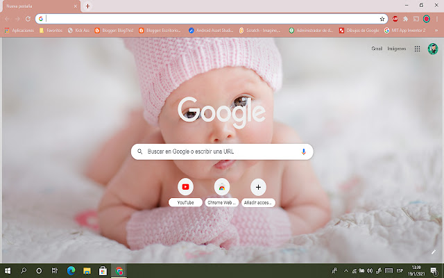 Newborn Baby Girl из интернет-магазина Chrome будет работать с OffiDocs Chromium online