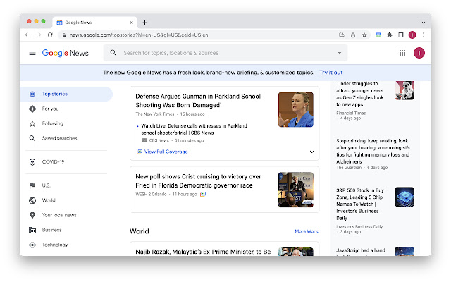 News Choose  from Chrome web store to be run with OffiDocs Chromium online