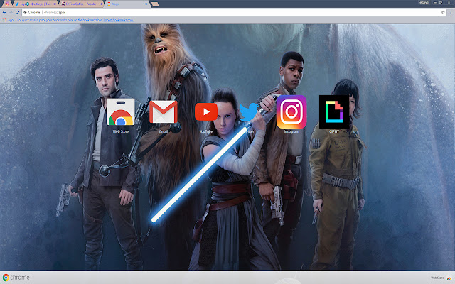 NEW Star Wars: Episode VIII | Film THEME 2018  from Chrome web store to be run with OffiDocs Chromium online