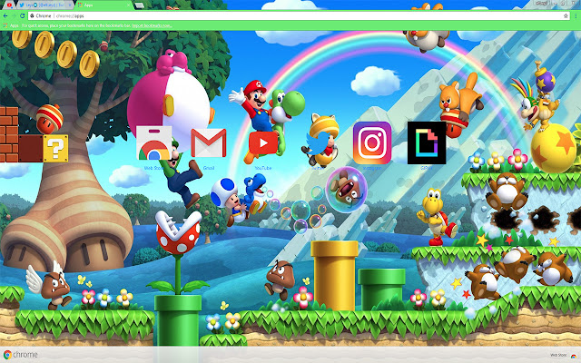 New Super Mario Bros. 1920X1080 HD  from Chrome web store to be run with OffiDocs Chromium online